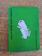 Instructieboekje citroen 2cv        Nederlandstalig, Ophalen