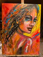 Un tableau assez grand, moderne et coloré - Mk Art, Antiquités & Art, Enlèvement