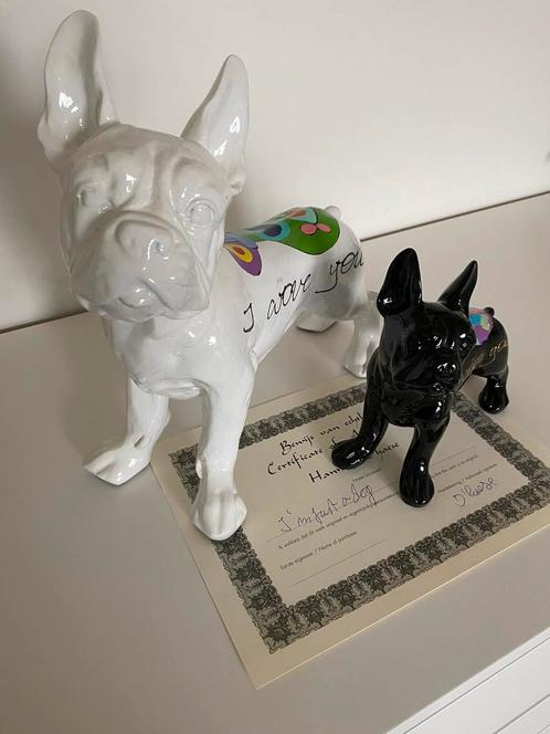 Hannes dhaese 2 stuks bulldog samen te koop !!!, Antiek en Kunst, Kunst | Designobjecten, Ophalen of Verzenden