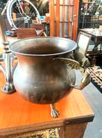 Antieke koperen pot, Antiek en Kunst, Ophalen of Verzenden, Brons