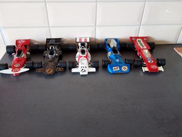 Lot de 5 voitures de Formule 1 Polistil beschikbaar voor biedingen