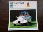 Messerschmitt, NSU, TOJ, Trabant, Veritas, Wartburg, Zündapp, Verzamelen, Ophalen of Verzenden, Zo goed als nieuw, Auto's