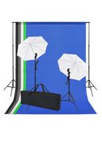 Studio set met achtergrond, Audio, Tv en Foto, Fotografie | Fotostudio en Toebehoren, Ophalen, Zo goed als nieuw, Achtergrond