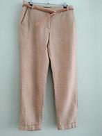 mooie linnen broek Zara maat 38, Kleding | Dames, Broeken en Pantalons, Maat 38/40 (M), Beige, Ophalen of Verzenden, Gedragen