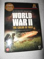DVD box World War II    The Color of War 17 DVD's, CD & DVD, DVD | Documentaires & Films pédagogiques, À partir de 12 ans, Utilisé