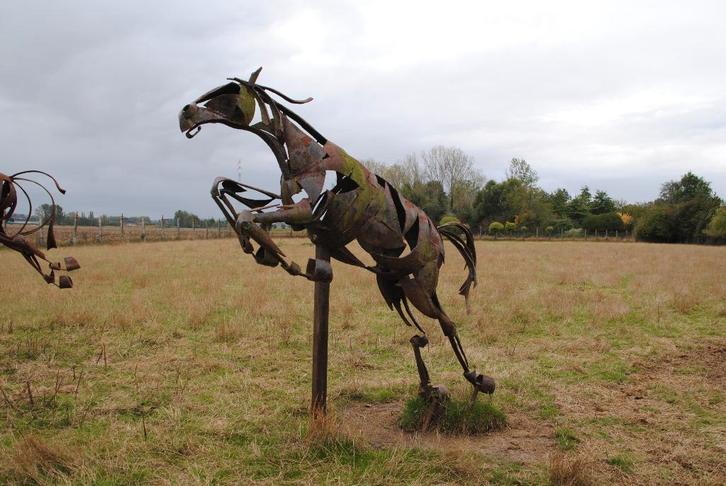 gesmeed kunstwerk, Antiek en Kunst, Kunst | Designobjecten, Ophalen