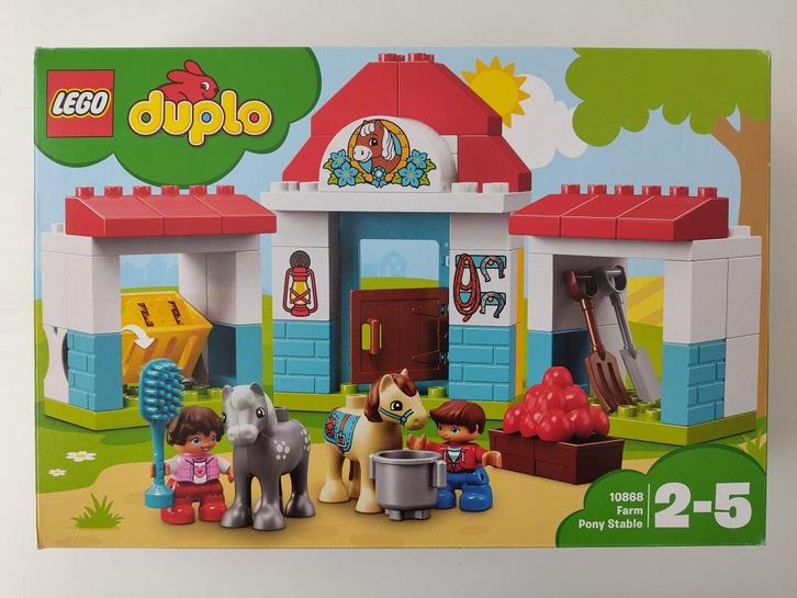 LEGO Duplo 10868 - Ponyboerderijclub, Kinderen en Baby's, Speelgoed | Duplo en Lego, Gebruikt, Duplo, Complete set, Ophalen of Verzenden