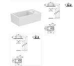 toiletfontein lavabo ideal standard, Doe-het-zelf en Bouw, Sanitair, Ophalen, Nieuw, Wastafel