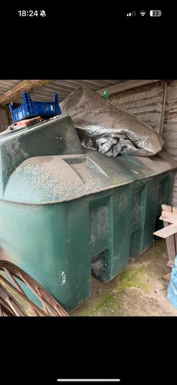 Dubbelwandig mazouttank 2500l beschikbaar voor biedingen