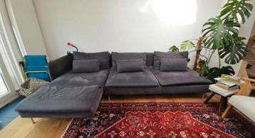hoezen hoes grijze grijs overtrek zetel soderhamn ikea beschikbaar voor biedingen