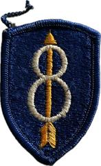 US WW2 8th Infantry patch “ golden arrow”, Ophalen of Verzenden