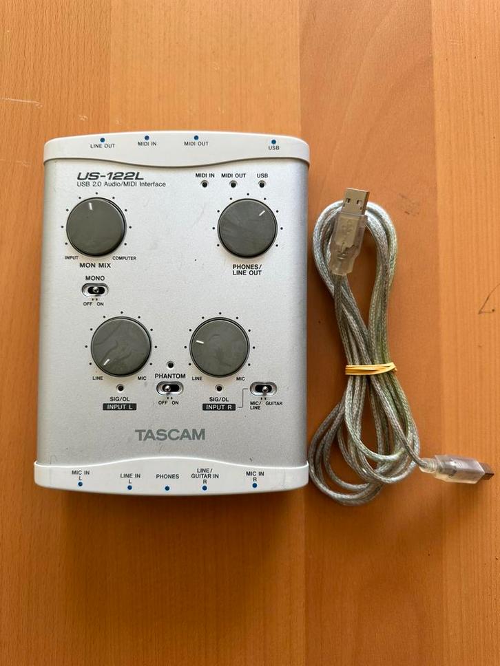 Tascam US-122L, Muziek en Instrumenten, Instrumenten | Toebehoren, Zo goed als nieuw, Ophalen