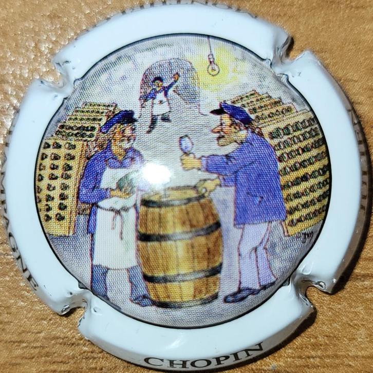 Capsule Champagne Julien CHOPIN série Le Cellier nr.54d, Collections, Vins, Neuf, Champagne, France, Enlèvement ou Envoi