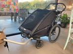 Thule Chariot sport 2 double midnight black, Fietsen en Brommers, Ophalen, Gebruikt, Opvouwbaar, 40 tot 60 kg