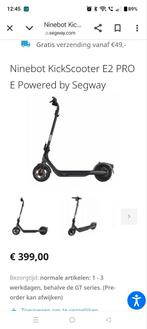 Ninebot KickScooter E2 PRO E Powered by Segway, Ophalen