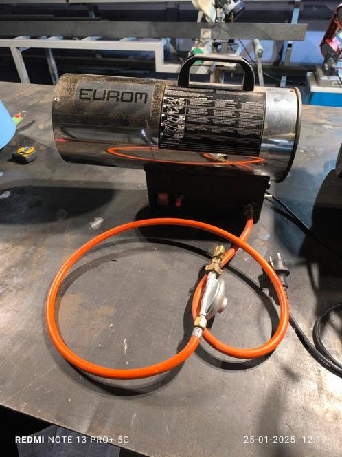 Eurom 14kw gaskanon, Doe-het-zelf en Bouw, Verwarming en Radiatoren, Gebruikt, Overige typen, 800 watt of meer, Ophalen