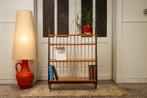 Vintage Mid-Century Modern Wall Unit retro Boekenrek Etagère, Huis en Inrichting, Ophalen, Met plank(en), Gebruikt, Overige materialen