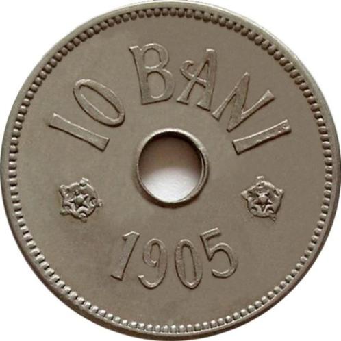Roemenië     Koninkrijk Roemenië 10 Bani 1905, Postzegels en Munten, Munten | Europa | Niet-Euromunten, Losse munt, Overige landen