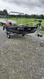 vissersboot, Watersport en Boten, Vis- en Consoleboten, Ophalen, Overige materialen, Tot 10 pk, Zo goed als nieuw