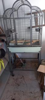 vogelkooi, Dieren en Toebehoren, Vogels | Hokken en Kooien, Ophalen, Zo goed als nieuw, Aluminium, Vogelkooi