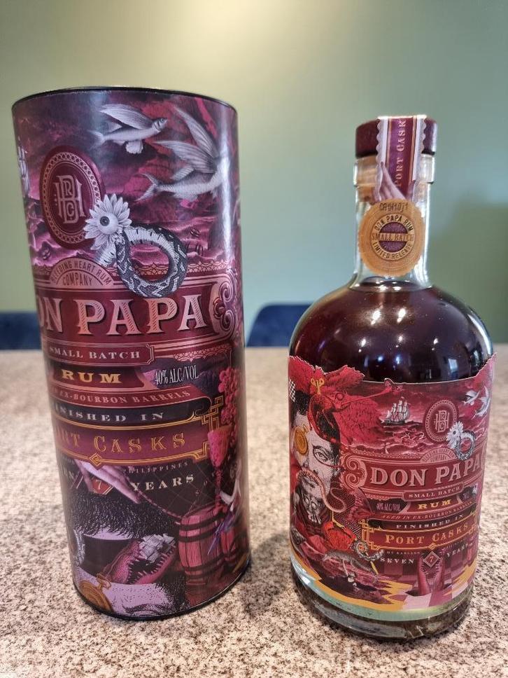 Don Papa Port Cask, batch 1, Verzamelen, Wijnen, Nieuw, Overige typen, Overige gebieden, Vol, Ophalen of Verzenden
