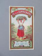 oud label etiket naaigaren Litho Fil a la Campagnarde DMF, Verzenden, Zo goed als nieuw, Overige typen