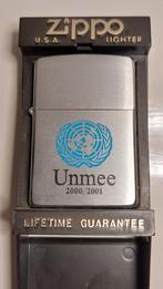 Zippo aansteker VN missie UNMEE 2000/2001, Verzenden, Zo goed als nieuw, Aansteker
