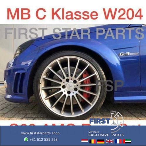W204 C63 AMG rem set Mercedes C Klasse 63 rode remklauwen +, Auto-onderdelen, Remmen en Aandrijving, Mercedes-Benz, Gebruikt, Ophalen of Verzenden