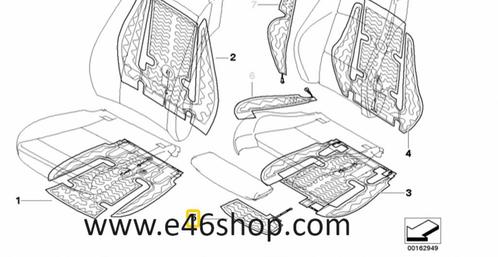 Stoelverwarming mat  BMW E90 E91 E92 E93 X1 oe 64116954171, Auto-onderdelen, Interieur en Bekleding, BMW, Nieuw, Ophalen of Verzenden