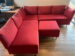Rode hoeksalon merk Hulsta - 25j oud, 75 à 100 cm, Banc d'angle, Modern, strak, Enlèvement
