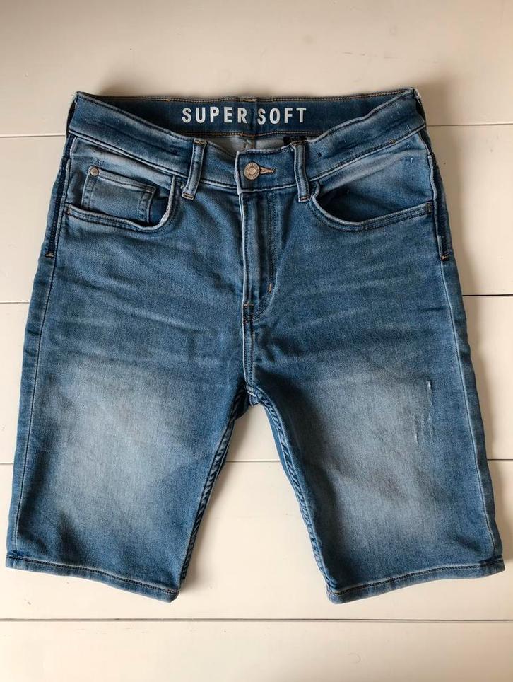jeans short Super Soft Slim Fit H&M 12-13 j 152 158 jongens, Kinderen en Baby's, Kinderkleding | Maat 158, Gebruikt, Jongen, Broek