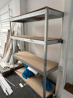 Metalen rek met hout planken 30 euro !!!, Enlèvement, Comme neuf