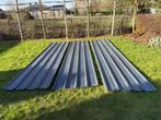 Geisoleerde dakplaten, Doe-het-zelf en Bouw, Gebruikt, Zwart, Metaal, Ophalen