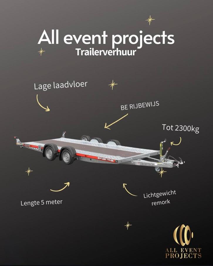 Auto trailer te huur, Boeken, Vervoer en Transport, Ophalen