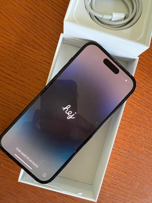 Te koop: iPhone 14 Pro 256 GB – Spacegrijs – inclusief doos, Telecommunicatie, Mobiele telefoons | Apple iPhone, Zo goed als nieuw