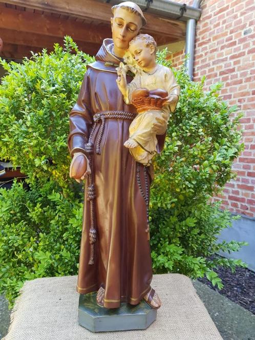 -H.Antonius van Padua met kind en broodmandje., Antiek en Kunst, Antiek | Religieuze voorwerpen, Ophalen