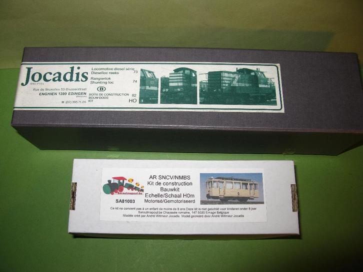 JOCADIS HO : Bouwpaketten locomotieven NMBS - NIEUW, Hobby en Vrije tijd, Modeltreinen | H0, Nieuw, Locomotief, Gelijkstroom, Overige merken
