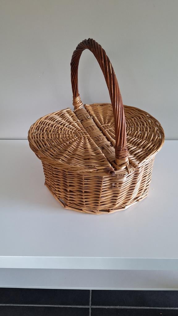 Prachtige picknickmand, Ophalen of Verzenden, Zo goed als nieuw, Zonder inhoud