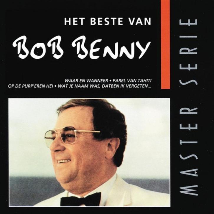 1877 - MASTER SERIE - BOB BENNY - HET BESTE VAN - NIEUW, Cd's en Dvd's, Cd's | Nederlandstalig, Nieuw in verpakking, Pop, Verzenden
