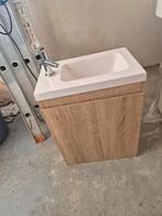 Toiletmeubel met bijpassende spiegel, Huis en Inrichting, Badkamer | Badkamermeubels, Ophalen, Zo goed als nieuw