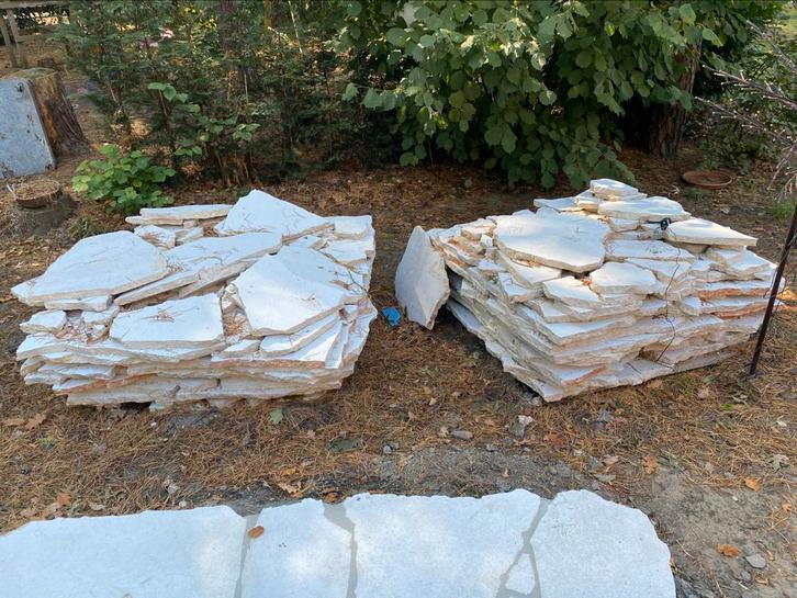 STONE - Natuursteen flagstone, beige - 20m2, Tuin en Terras, Tegels en Klinkers, Nieuw, Terrastegels, Natuursteen, 10 m² of meer
