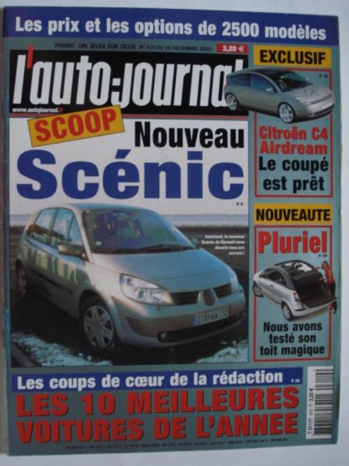 L'auto-journal 610 Renault Scénic Citroën C3 Pluriel C4 Coup, Livres, Autos | Brochures & Magazines, Utilisé, Général, Envoi