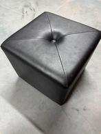Poef zwart, Huis en Inrichting, Ophalen, Gebruikt, Vierkant