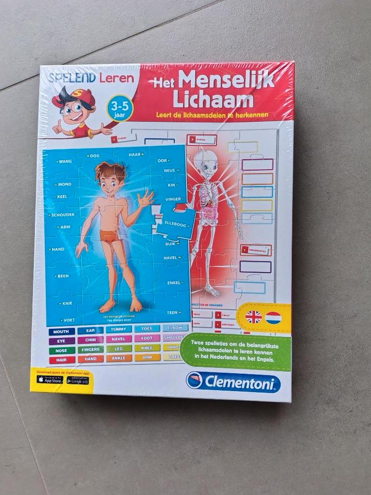 Het menselijk lichaam - Spelend leren, Kinderen en Baby's, Speelgoed | Educatief en Creatief, Nieuw, Puzzelen, Ontdekken, Ophalen of Verzenden