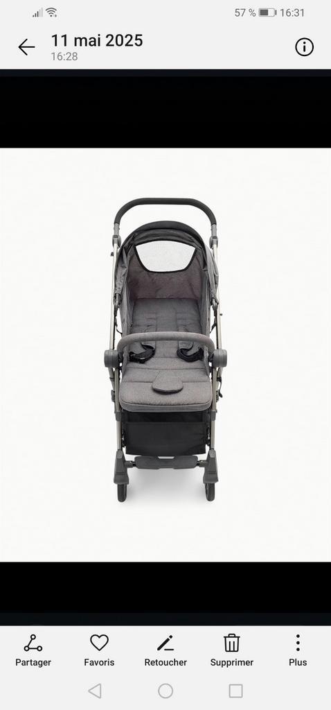 Poussette, Kinderen en Baby's, Kinderwagens en Combinaties, Kinderwagen, Ophalen