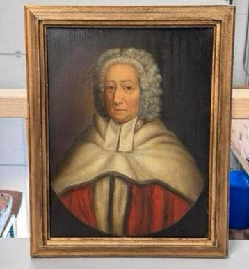 Peinture à l'huile - Ancien Maître 18ème siècle JUDGE ASHTON, Antiquités & Art, Enlèvement ou Envoi