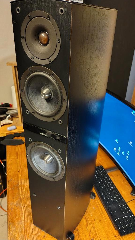 zuil speakers JAMO c805, TV, Hi-fi & Vidéo, Enceintes, Utilisé, Haut-parleurs Frontaux, Arrière ou Stéréo, 120 watts ou plus, Jamo