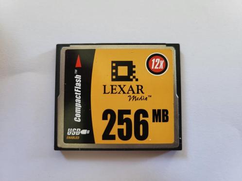Compacte flashcamerakaart 256 mega, Audio, Tv en Foto, Foto | Geheugenkaarten, Gebruikt, Compact Flash (CF), Minder dan 2 GB, Fotocamera