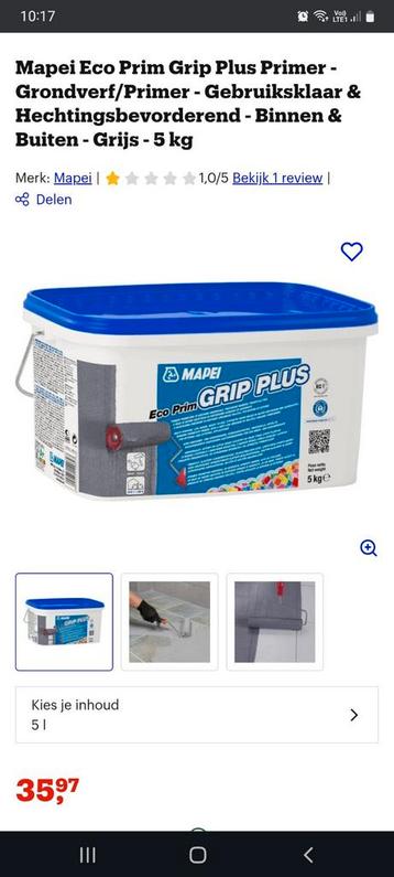 Vloerprimer mapei beschikbaar voor biedingen