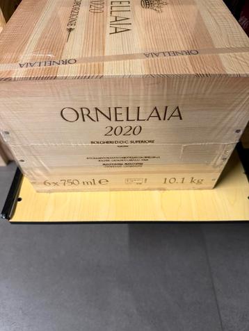 6 flessen BOLGHERI D.O.C superiore ORNELLAIA 2020 beschikbaar voor biedingen
